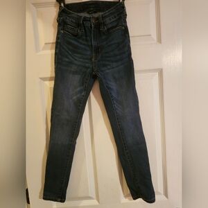 Aeropostale Blue Jeggings with Vintage Charm